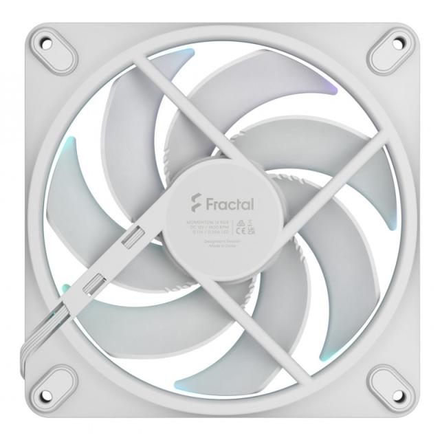 Fractal Design - Momentum 14 RGB Carcasa del ordenador Ventilador 14 cm Blanco 1 pieza(s)