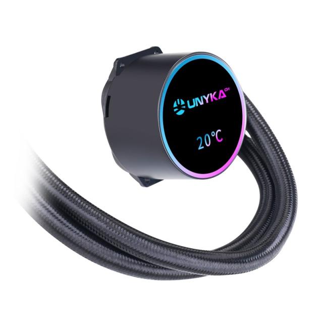 UNYKAch - AQUASTORM NEO 360 Procesador Kit de refrigeración líquida 12 cm Negro