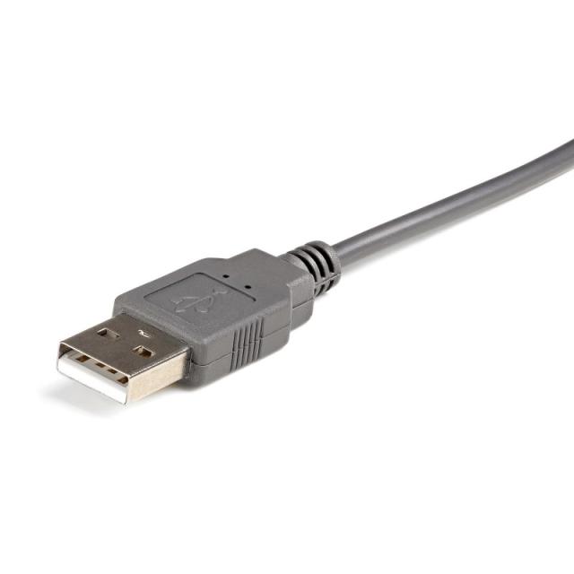StarTech.com - Cable Adaptador de 0,9m USB a Serie Serial DB9 DB25 RS232