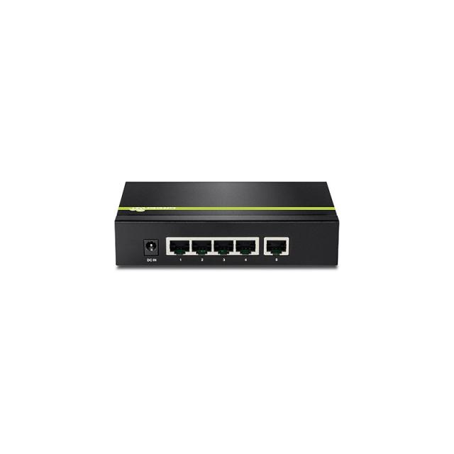 Trendnet - TPE-S50 switch No administrado L2 Fast Ethernet (10/100) Energía sobre Ethernet (PoE) Negro