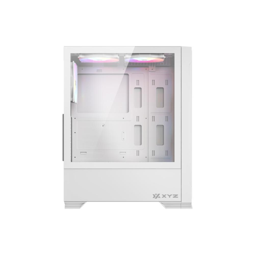 XYZ - AIRONE 300 X, TORRE GAMING,MESH, ALTO FLUJO AIRE, 6x VENTILADORES, TYPO C, ATX, BLANCA