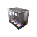 Antec - CX800 Midi Tower Negro, Madera