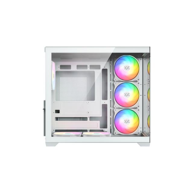 XYZ - X-CS-TESSERACTX50-W carcasa de ordenador Cubo Blanco