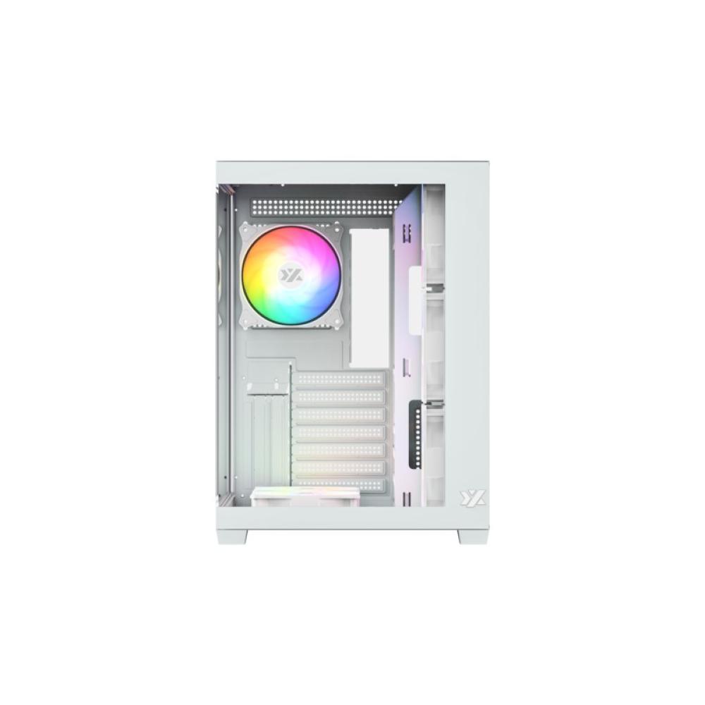 XYZ - X-CS-TESSERACTX50-W carcasa de ordenador Cubo Blanco