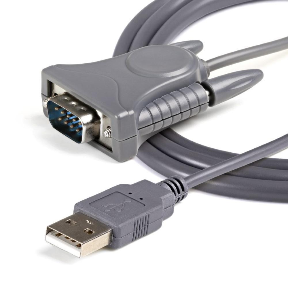 StarTech.com - Cable Adaptador de 0,9m USB a Serie Serial DB9 DB25 RS232