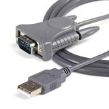 StarTech.com - Cable Adaptador de 0,9m USB a Serie Serial DB9 DB25 RS232