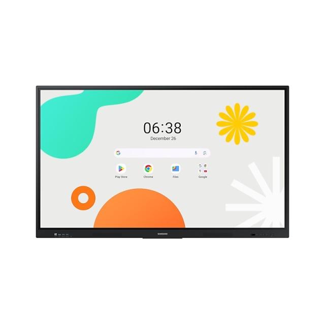 Samsung - WA65F pizarra blanca interactiva 165,1 cm (65") 3840 x 2160 Pixeles Pantalla táctil Negro