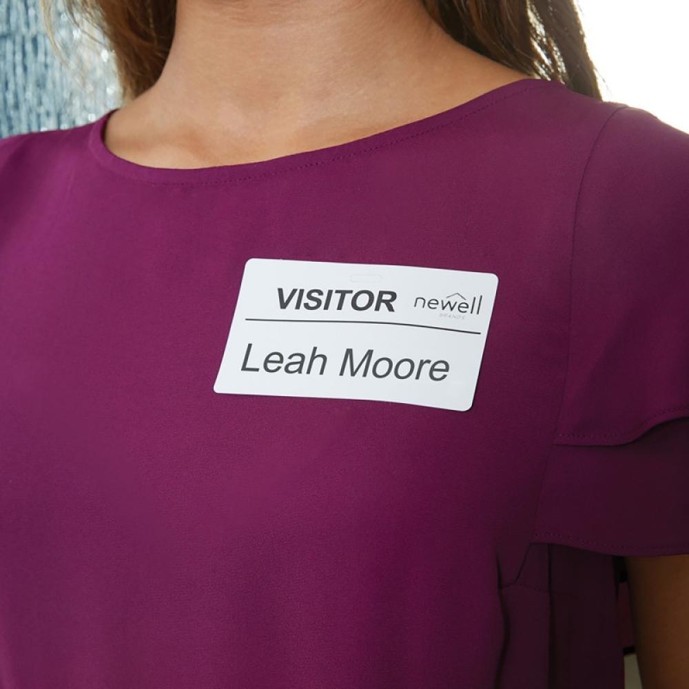 DYMO - LW etiquetas auténticas de tarjeta de identificación pequeñas / 41 mm × 89 mm / 12 rollos de 300 etiquetas con reverso fá