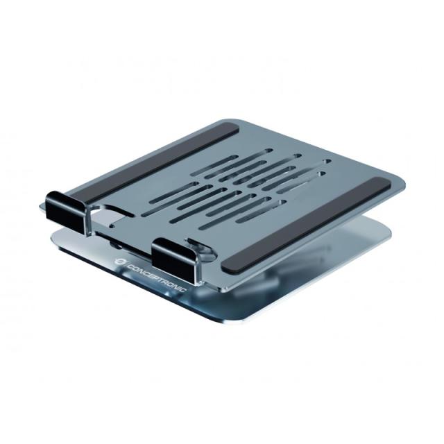 Conceptronic - THANA09G mueble y soporte para dispositivo multimedia Gris Tableta Carro para administración de tabletas