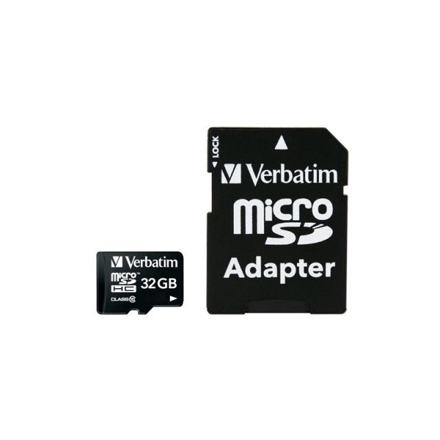 Verbatim - Premium 32 GB MicroSDHC Clase 10 - 44083