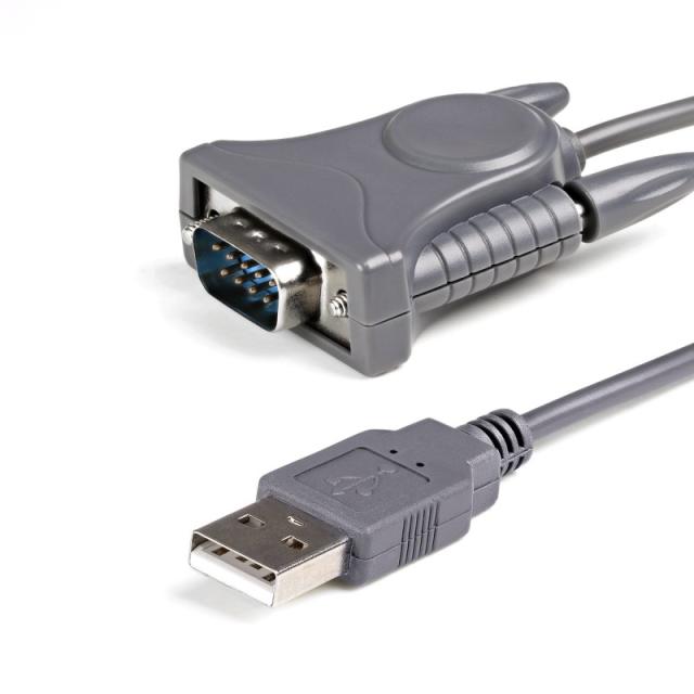 StarTech.com - Cable Adaptador de 0,9m USB a Serie Serial DB9 DB25 RS232