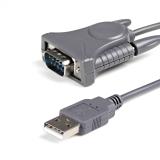 StarTech.com - Cable Adaptador de 0,9m USB a Serie Serial DB9 DB25 RS232