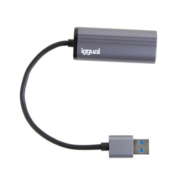 iggual - Adaptador USB-A 3.0 a RJ45 Gigabit