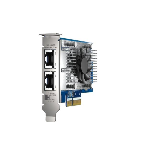 QNAP - QXG-10G2T-X710 adaptador y tarjeta de red Interno Ethernet 1000 Mbit/s