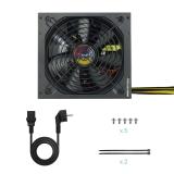 TooQ - TQAPOLO-600SP unidad de fuente de alimentación 600 W 20+4 pin ATX ATX Negro