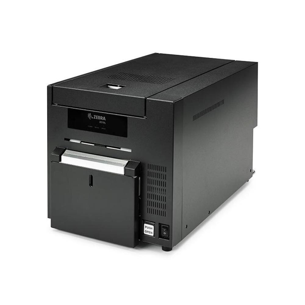 Zebra - ZC10L impresora de tarjeta plástica Pintar por sublimación/Transferencia térmica Color 300 x 300 DPI