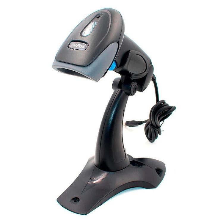AVPos - AVP-930-2D lector de código de barras Lector de códigos de barras portátil 1D/2D CMOS Negro