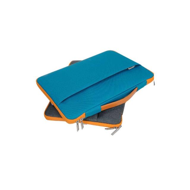 Maillon Technologique - MTTOULOUSSE15BLUE maletines para portátil 39,6 cm (15.6") Funda Azul, Naranja