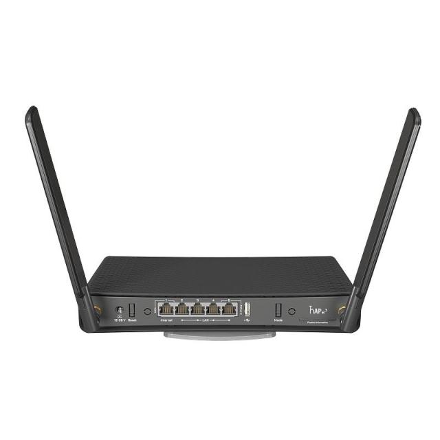 Mikrotik - hAP ac³ router inalámbrico Gigabit Ethernet Doble banda (2,4 GHz / 5 GHz) Negro