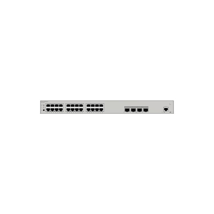 Huawei - HUAWEI SWITCH S220-24P4X (24*10/100/1000BASE-T PORTS(400W POE+), 4*10GE SFP+ PORTS, BUILT-IN AC POWER)