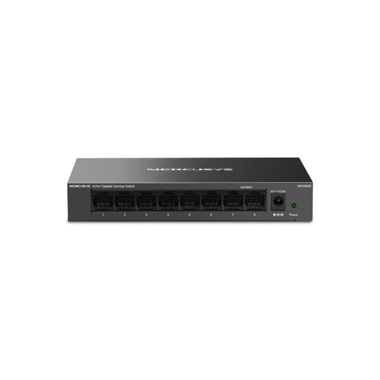 Mercusys - MS108GS-M2 switch Gigabit Ethernet (10/100/1000) Negro