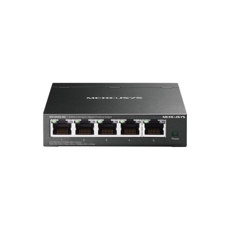 Mercusys - MS105GS-M2 switch No administrado Gigabit Ethernet (10/100/1000) Negro