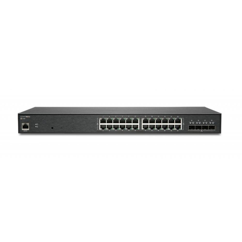 SonicWall - SWS14-24 Gestionado L2 Gigabit Ethernet (10/100/1000) 1U Negro