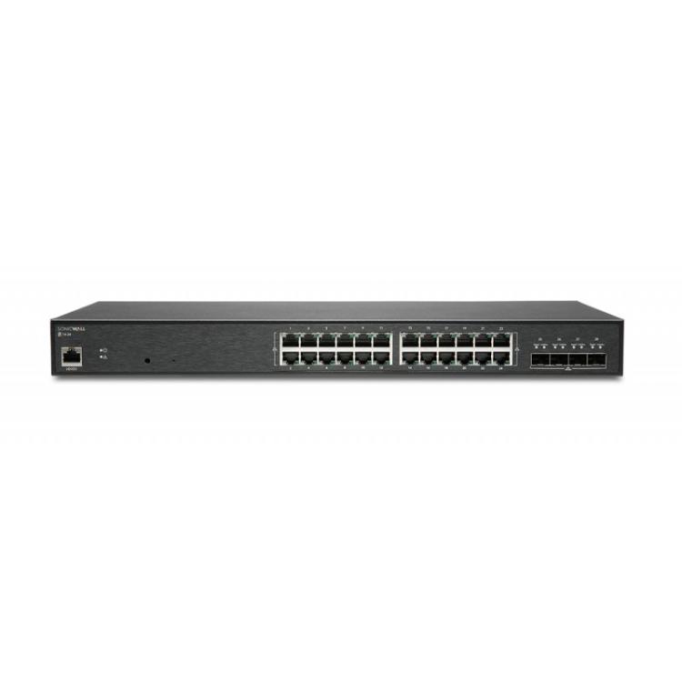 SonicWall - SWS14-24 Gestionado L2 Gigabit Ethernet (10/100/1000) 1U Negro