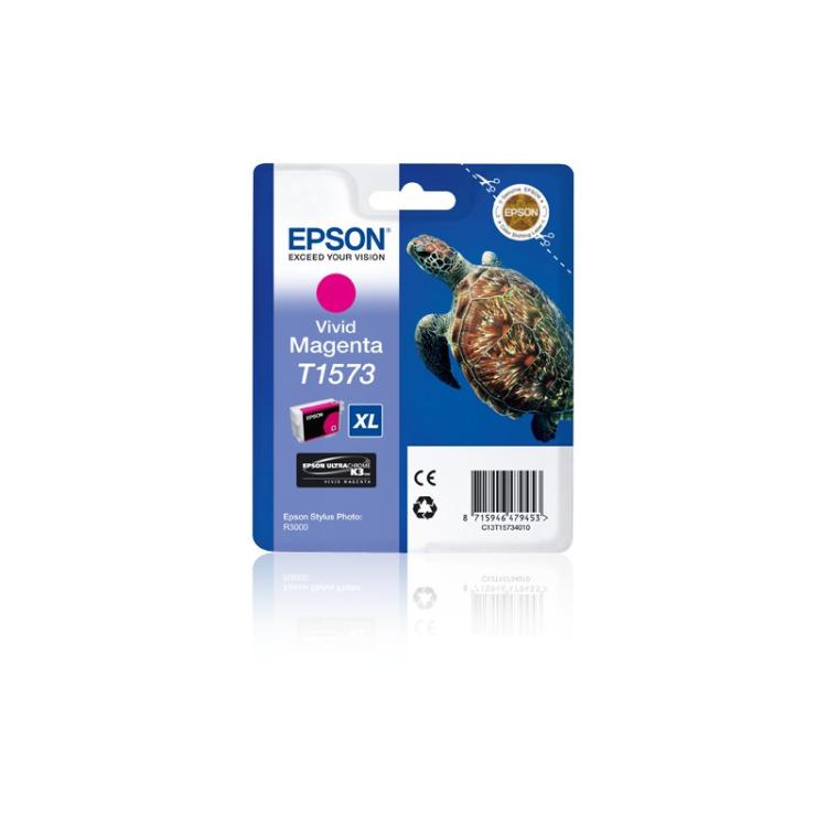 Epson - Turtle Cartucho T1573 magenta vivo