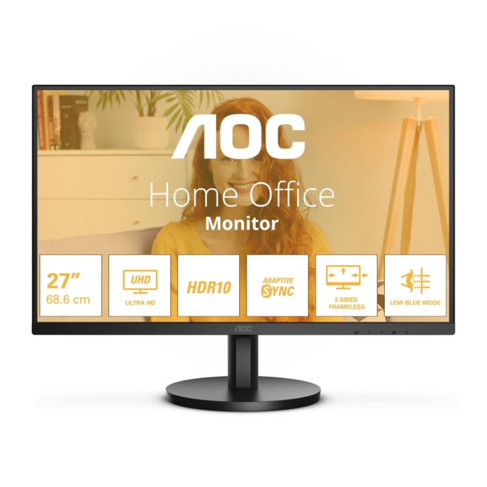 AOC - B3 U27B3M pantalla para PC 68,6 cm (27") 3840 x 2160 Pixeles 4K Ultra HD LCD Negro