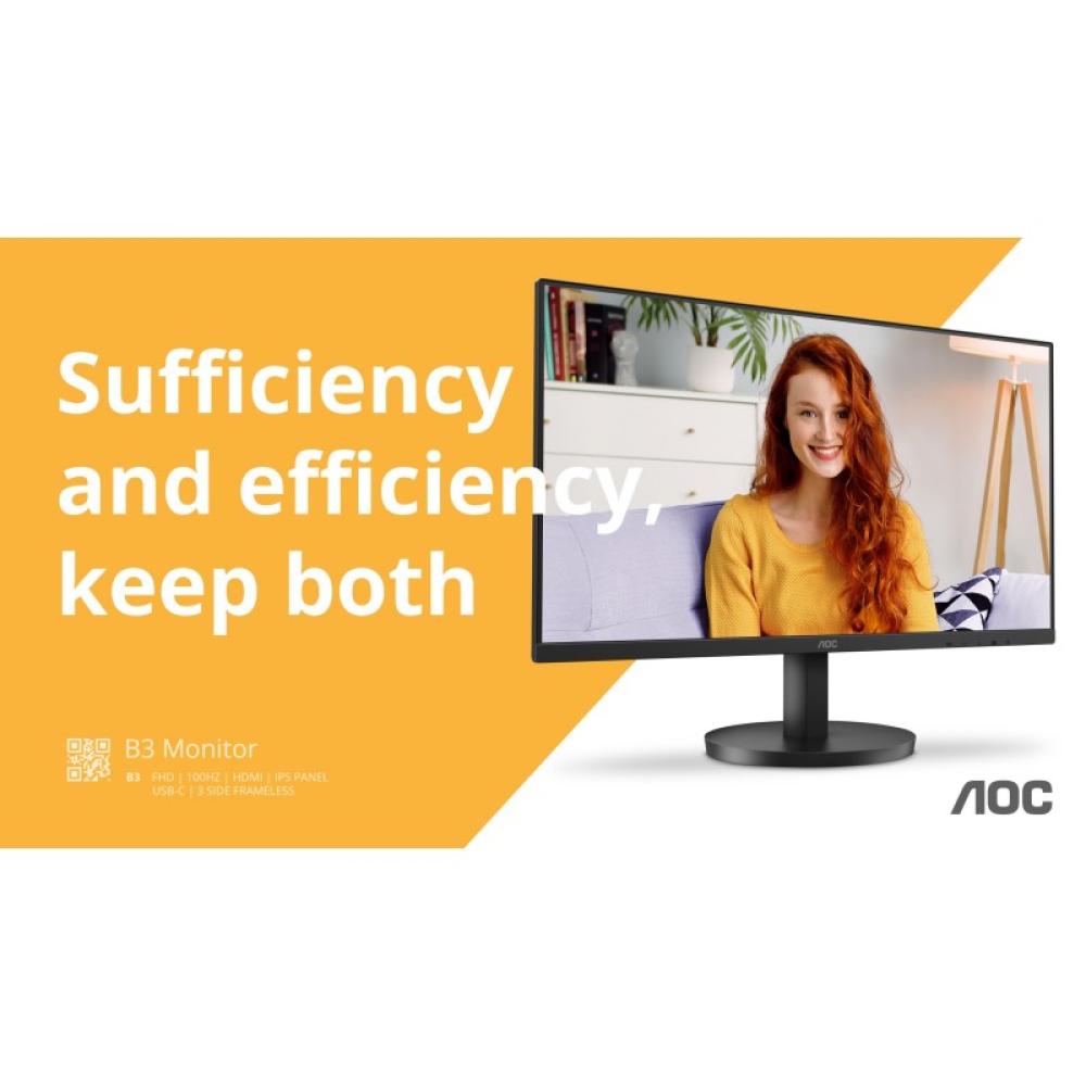 AOC - B3 U27B3M pantalla para PC 68,6 cm (27") 3840 x 2160 Pixeles 4K Ultra HD LCD Negro