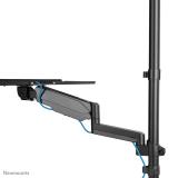 Neomounts - WL90-325BL1 Soporte de pared para puesto de trabajo de pie/sentado 17-32" - resorte de gas