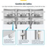 StarTech.com - 6-MONITOR-ARM-A soporte para monitor 81,3 cm (32") Escritorio Blanco