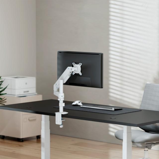 AISENS - Soporte de Mesa Eco Contrapeso Giratorio e Inclinable para Monitor/TV 9kg (3 PIVOTES, 1 BRAZO) de 17-32, - DT32TSR-437