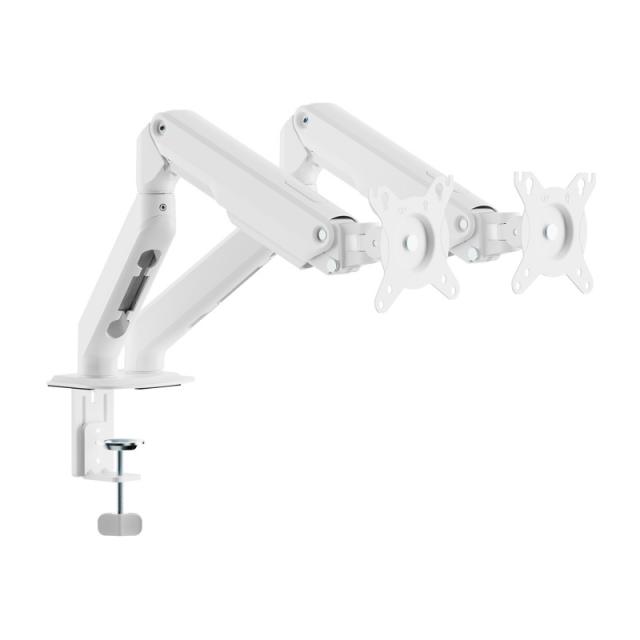 AISENS - Soporte de Mesa Eco Contrapeso Giratorio e Inclinable para Monitor/TV 9kg (3 PIVOTES, 2 BRAZOS) de 17-32, - DT32TSR-439