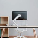 AISENS - Soporte de Mesa Eco Contrapeso Giratorio e Inclinable para Monitor/TV 9kg (3 PIVOTES, 1 BRAZO) de 17-32, - DT32TSR-435