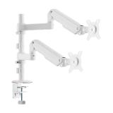 AISENS - Soporte de Mesa Eco Contrapeso Giratorio e Inclinable para Monitor/TV 9kg (3 PIVOTES, 2 BRAZOS) de 17-32, - DT32TSR-441