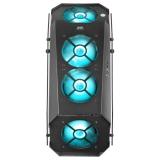 Mars Gaming - MC51, Caja PC Gaming ATX, Doble Cristal Templado, 5x Ventilador RGB 12cm, Negro