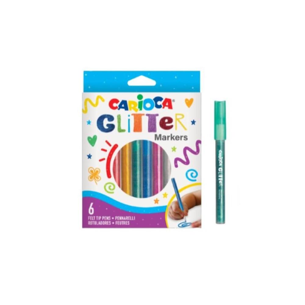 Carioca - 42190 marcador 6 pieza(s) Azul, Verde, Gris, Púrpura, Rojo, Amarillo