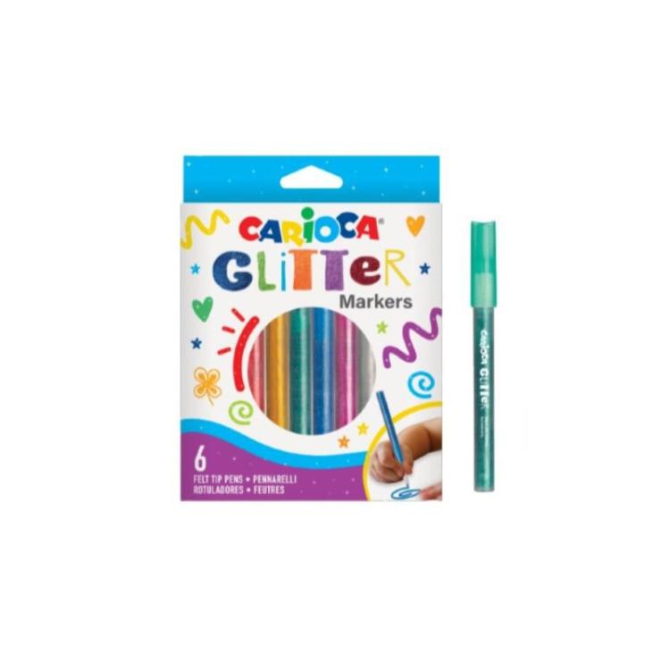 Carioca - 42190 marcador 6 pieza(s) Azul, Verde, Gris, Púrpura, Rojo, Amarillo