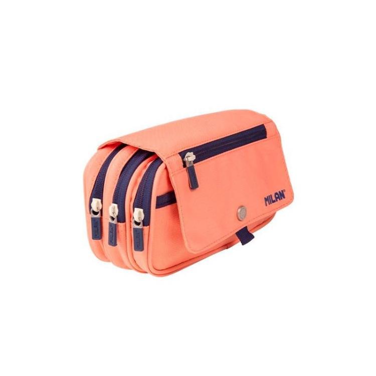 Milan - MILAN PORTATODO 4 CREMALLERAS CON SOLAPA 1918 ROSA