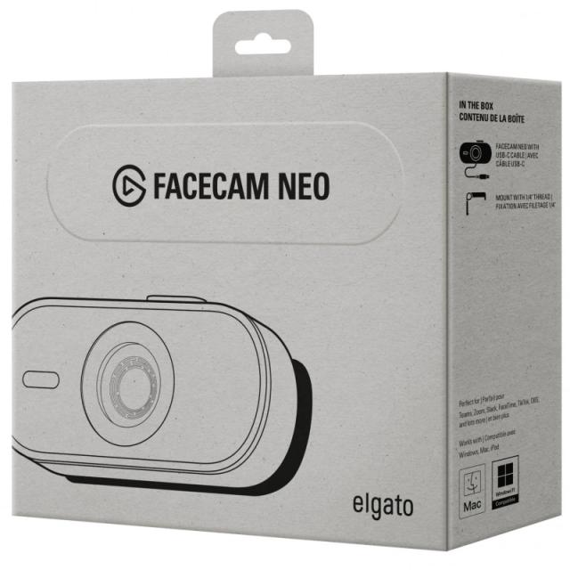 Elgato - Facecam Neo cámara web 2 MP 1920 x 1080 Pixeles USB-C Blanco