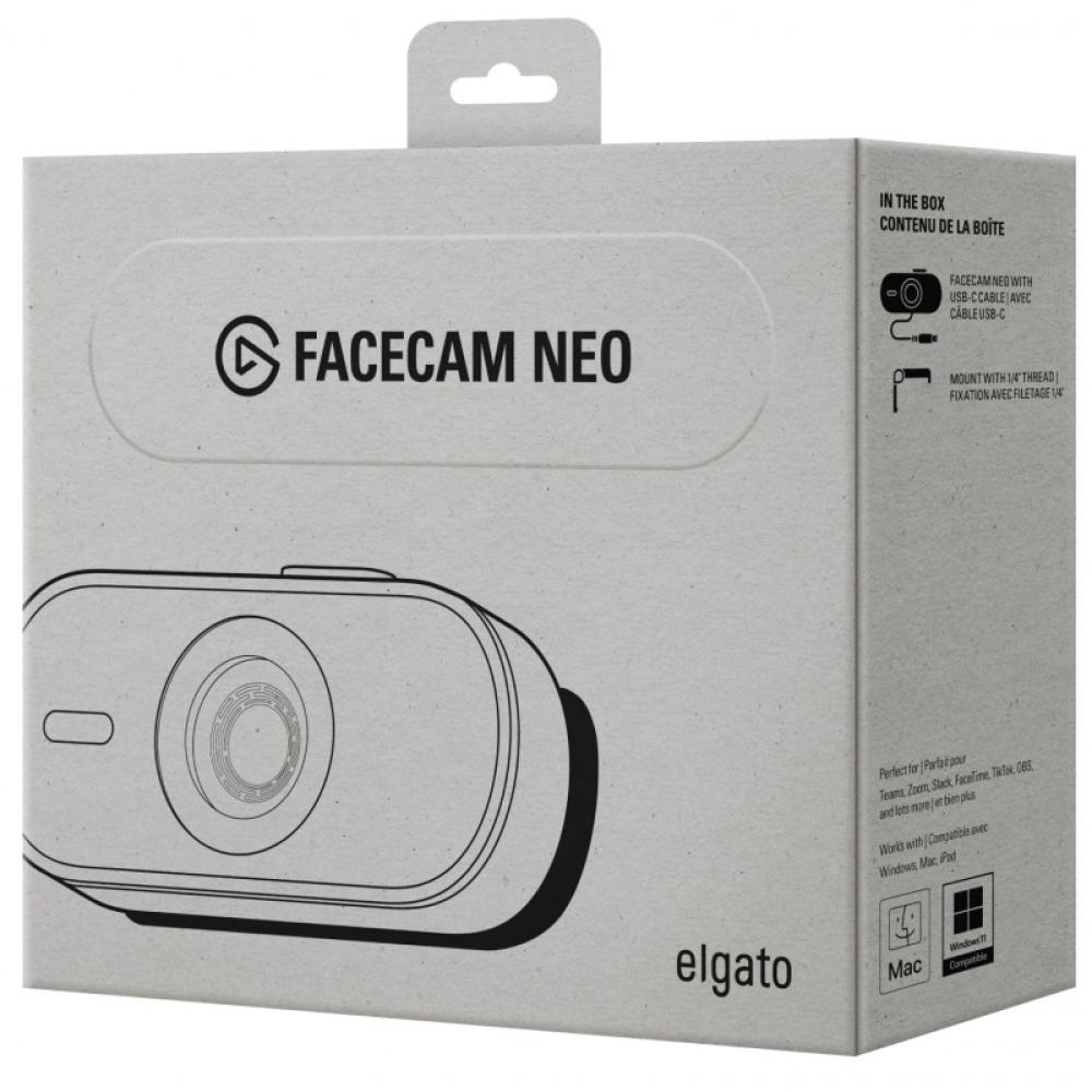 Elgato - Facecam Neo cámara web 2 MP 1920 x 1080 Pixeles USB-C Blanco