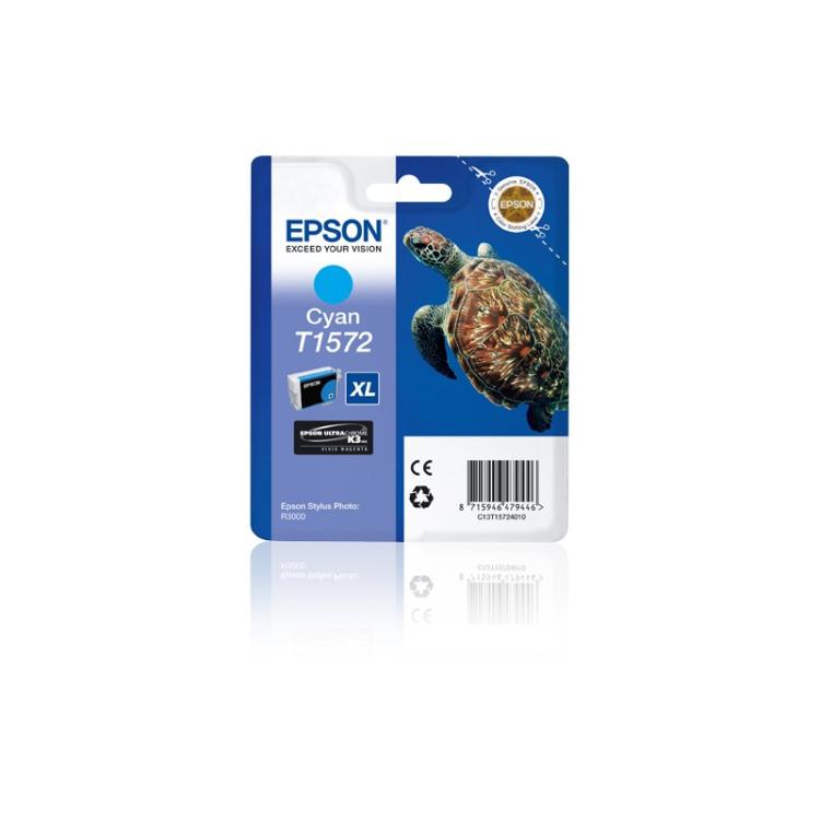 Epson - Turtle Cartucho T1572 cian