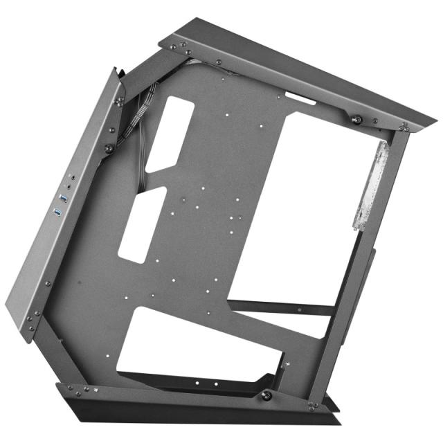 Mars Gaming - MC51, Caja PC Gaming ATX, Doble Cristal Templado, 5x Ventilador RGB 12cm, Negro