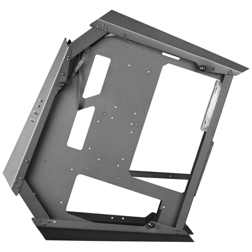 Mars Gaming - MC51, Caja PC Gaming ATX, Doble Cristal Templado, 5x Ventilador RGB 12cm, Negro