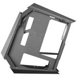 Mars Gaming - MC51, Caja PC Gaming ATX, Doble Cristal Templado, 5x Ventilador RGB 12cm, Negro