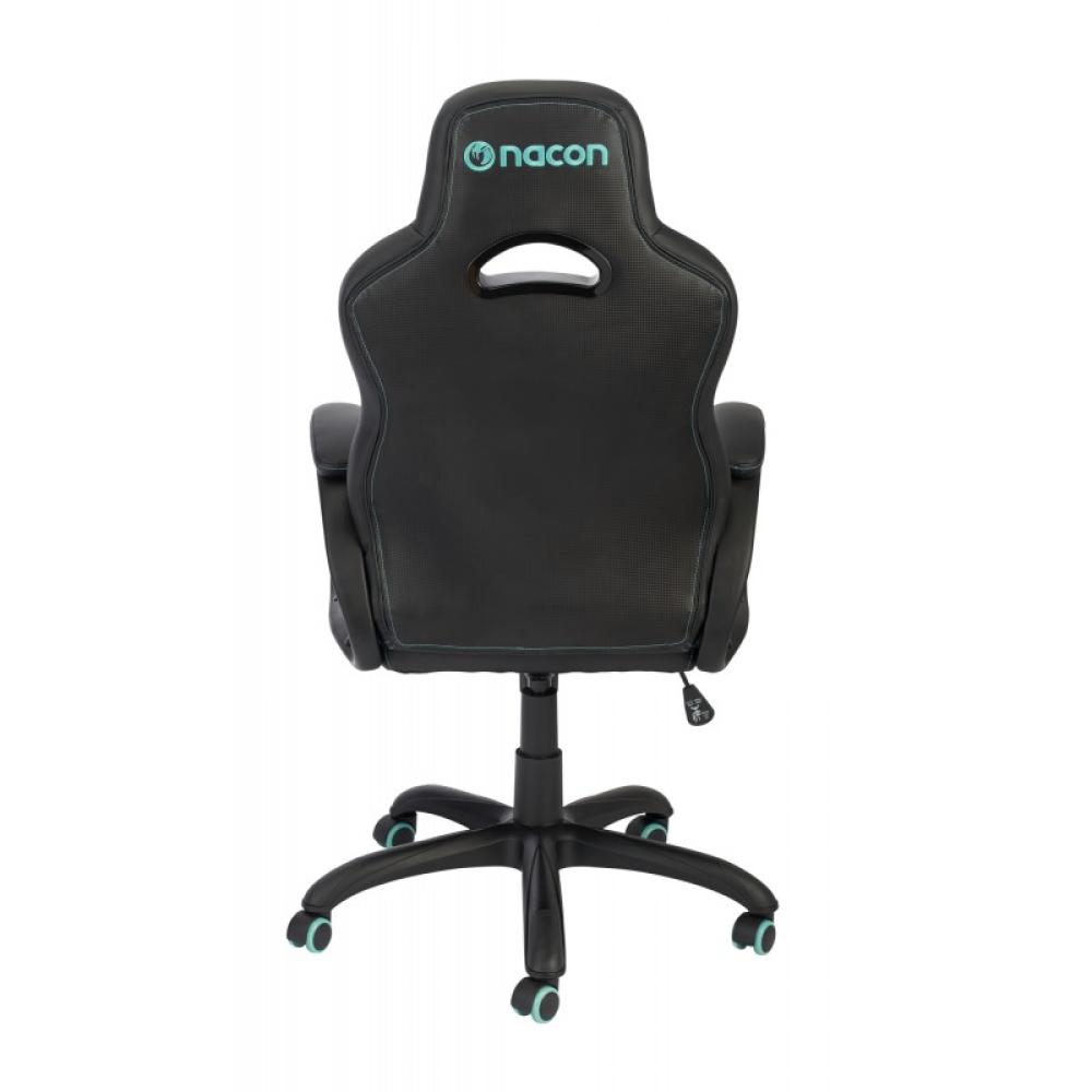 NACON - CH-350 Silla para videojuegos universal Asiento acolchado Negro, Turquesa