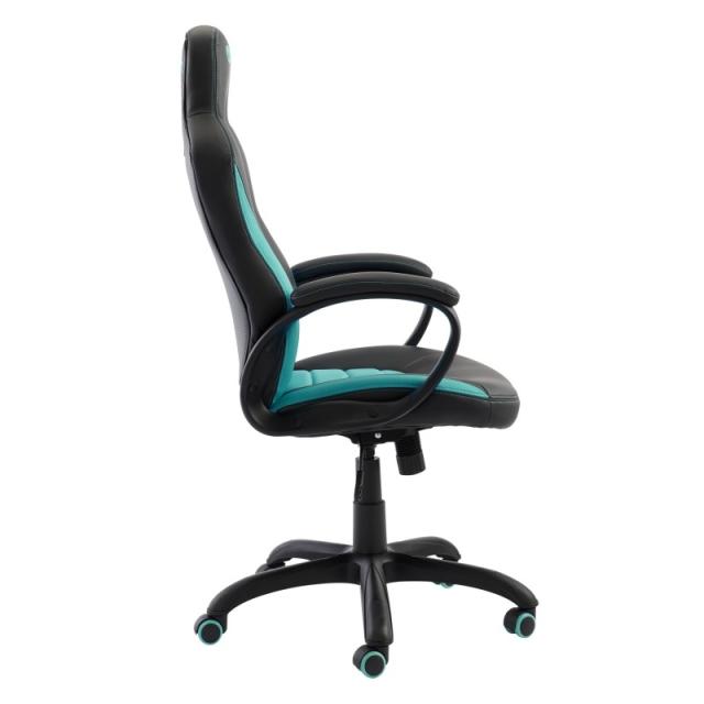 NACON - CH-350 Silla para videojuegos universal Asiento acolchado Negro, Turquesa
