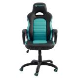 NACON - CH-350 Silla para videojuegos universal Asiento acolchado Negro, Turquesa
